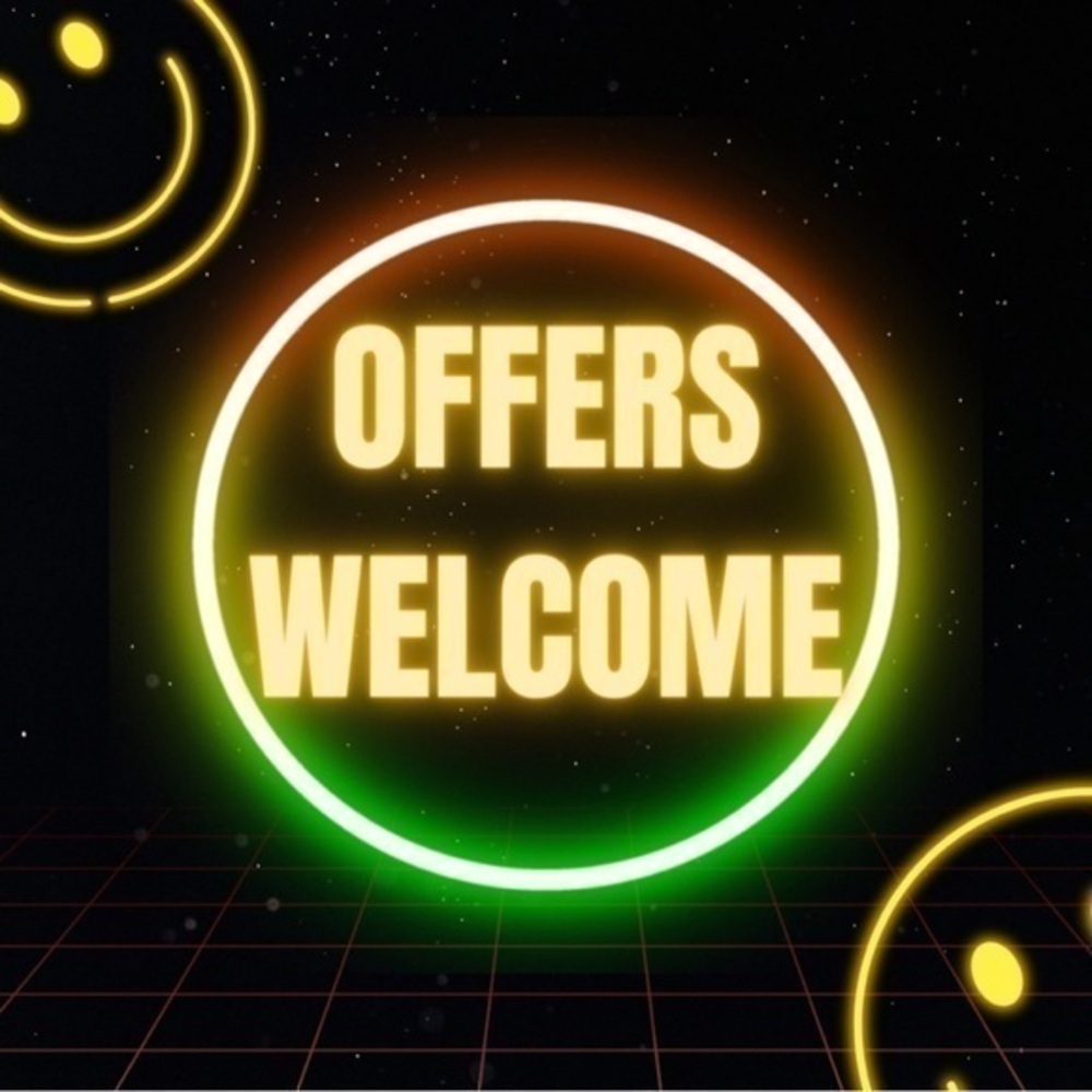 Offers are always welcome 😁